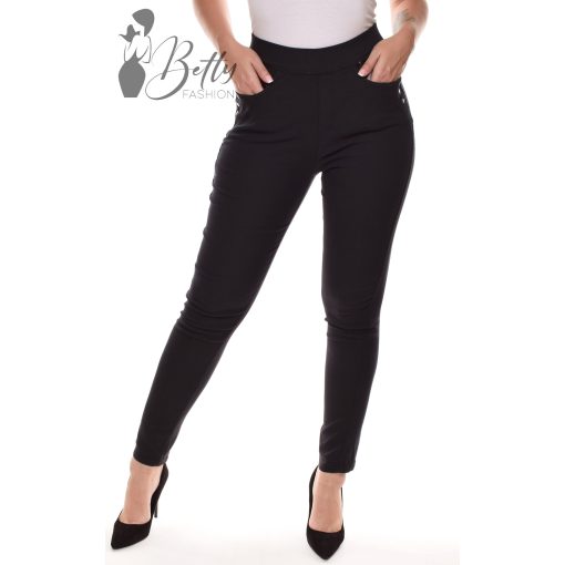 Farmer hatású, gumis derekú nadrág S/M, L/XL