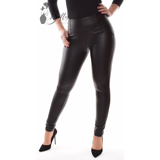 Polárbélelt, műbőr leggings S/M, L/XL, XL/2XL