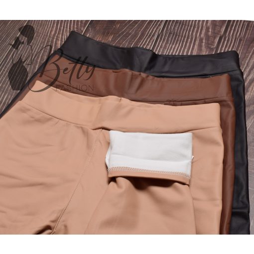 Polárbélelt, műbőr nadrág S/M, L/XL, XL/2XL