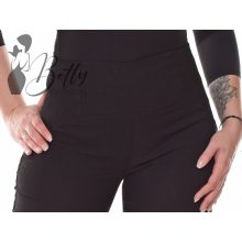 Fekete színű, magas derekú nadrág S/M, L/XL, XL/XXL