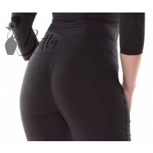 Fekete színű, magas derekú nadrág S/M, L/XL, XL/XXL