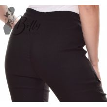 Fekete színű, zsebes és díszgombos nadrág S/M, L/XL, XL/2XL