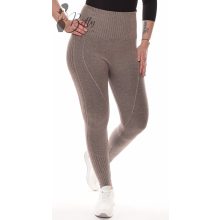 Anyagában mintás polárbélelt legging M/L