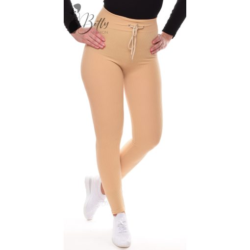 Bordázott anyagú, extra sztreccses legging S-M-L