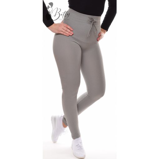 Bordázott anyagú, extra sztreccses legging S-M-L