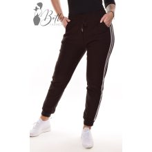 Szőrmebélelt, oldalt csíkos melegítő nadrág M-3XL