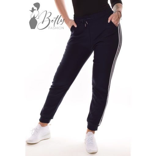 Szőrmebélelt, oldalt csíkos melegítő nadrág M-3XL