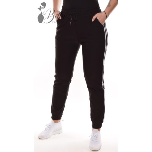 Szőrmebélelt, oldalt csíkos melegítő nadrág M-3XL