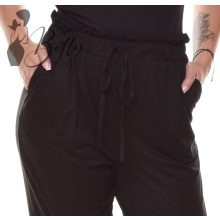 Fodros és gumis derekú, laza nadrág 2XL-5XL