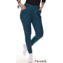 Egyszínű, gumis derekú, zsebes nadrág S/M, L/XL