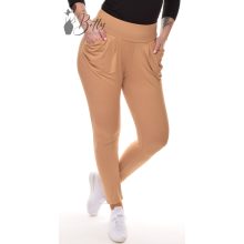 Egyszínű, gumis derekú, zsebes nadrág S/M, L/XL