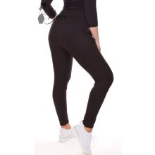 Egyszínű, gumis derekú, zsebes nadrág S/M, L/XL