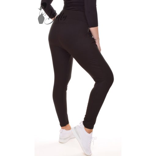 Egyszínű, gumis derekú, zsebes nadrág S/M, L/XL