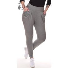 Egyszínű, gumis derekú, zsebes nadrág S/M, L/XL