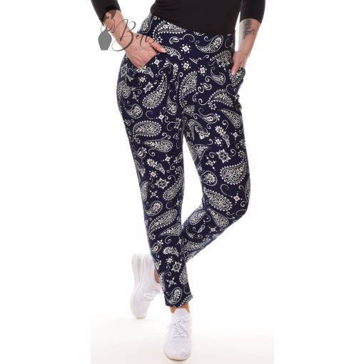 Virág mintás, zsebes nadrág S/M, L/XL