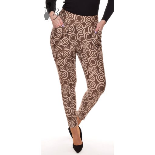 Kör mintás, zsebes nadrág S/M, L/XL