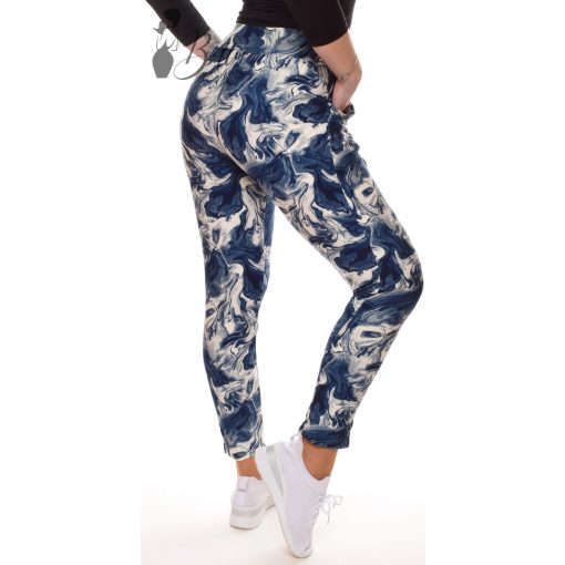 Mintás, zsebes nadrág S/M, L/XL