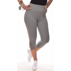   Csipkebetétes és strasszköves legging/térdnadrág S/M, L/XL