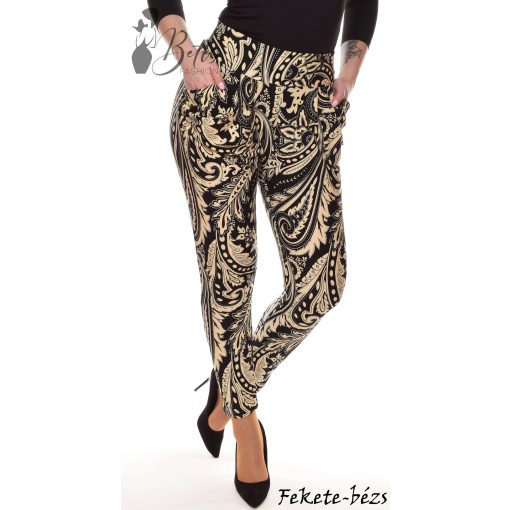 Mandala mintás, zsebes nadrág S/M, L/XL