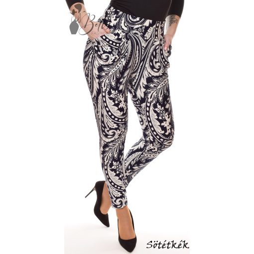 Mandala mintás, zsebes nadrág S/M, L/XL