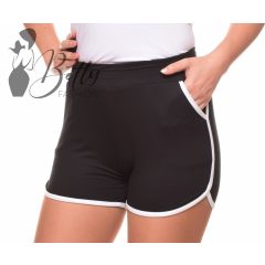 Fehér szegélyes, rugalmas rövidnadrág S/M, L/XL