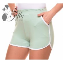 Fehér szegélyes, rugalmas rövidnadrág S/M, L/XL