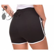 Fehér szegélyes, rugalmas rövidnadrág S/M, L/XL