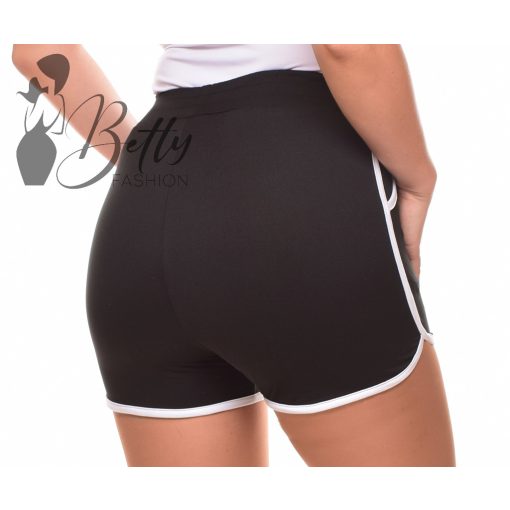 Fehér szegélyes, rugalmas rövidnadrág S/M, L/XL