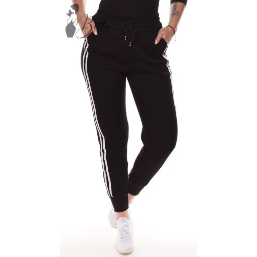 Oldalt dupla csíkos melegítő nadrág M-4XL