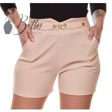 Egyszínű, övdíszes rövidnadrág S/M, L/XL