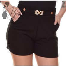 Egyszínű, övdíszes rövidnadrág S/M, L/XL