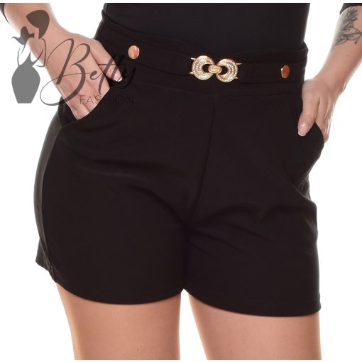 Egyszínű, övdíszes rövidnadrág S/M, L/XL