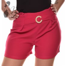 Egyszínű, fémdíszes rövidnadrág S/M, L/XL