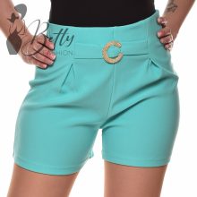 Egyszínű, fémdíszes rövidnadrág S/M, L/XL