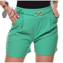 Derékban rakott, strasszos fémdíszes rövidnadrág S/M, L/XL