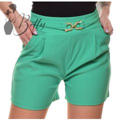   Derékban rakott, strasszos fémdíszes rövidnadrág S/M, L/XL