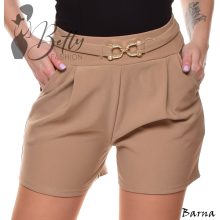 Derékban rakott, strasszos fémdíszes rövidnadrág S/M, L/XL