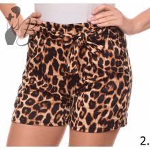 Leopárd mintás rövidnadrág M/L, XL/XXL