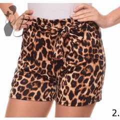 Leopárd mintás rövidnadrág M/L, XL/XXL