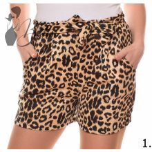Leopárd mintás rövidnadrág M/L, XL/XXL