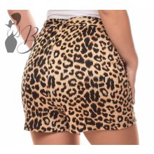 Leopárd mintás rövidnadrág M/L, XL/XXL