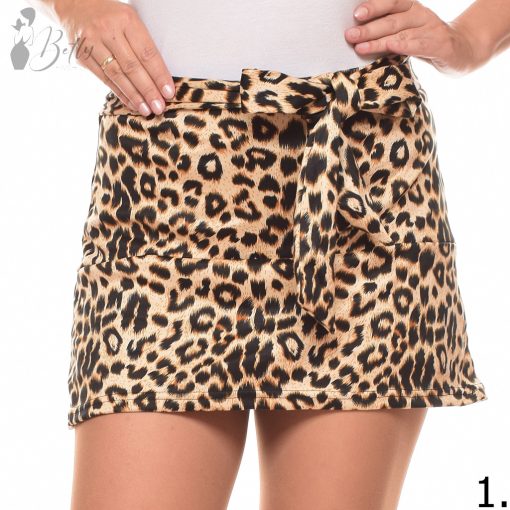 Leopárdmintás skort, szoknyanadrág M/L, XL/XXL