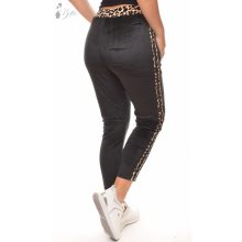 Leopárd mintás, puha plüss melegítő nadrág M/L, XL/XXL