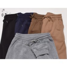 Egyszínű, polárbélelt melegítő nadrág S/M, L/XL