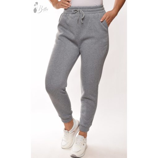 Egyszínű, polárbélelt melegítő nadrág S/M, L/XL