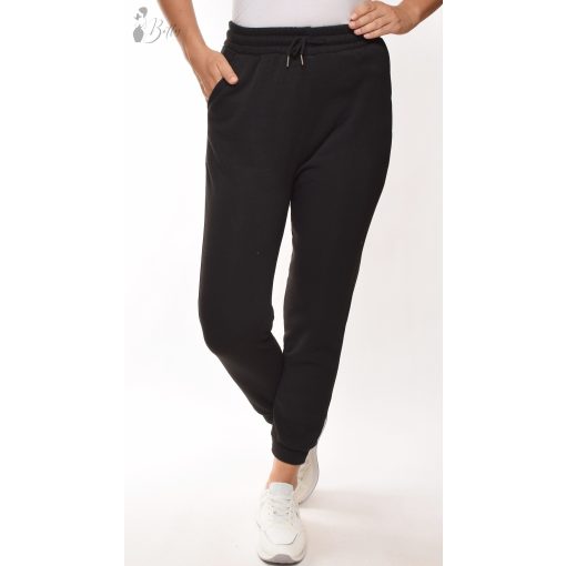 Egyszínű, polárbélelt melegítő nadrág S/M, L/XL
