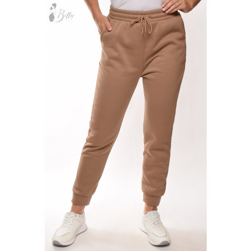 Egyszínű, polárbélelt melegítő nadrág S/M, L/XL