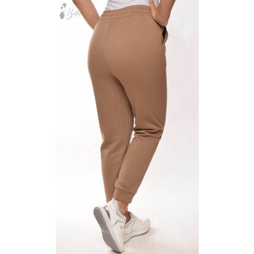 Egyszínű, polárbélelt melegítő nadrág S/M, L/XL