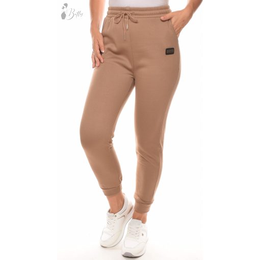 Egyszínű, polárbélelt melegítő nadrág S/M, L/XL