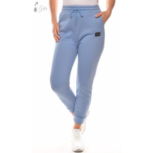 Egyszínű, polárbélelt melegítő nadrág S/M, L/XL